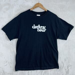 Vintage Darkest Hour Band Men's Large T Shirt M&O Knits Heavyweight Metalcore